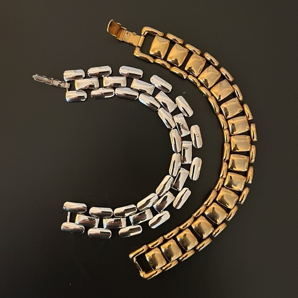 Stunning Link Bracelets Trifari Napier - Picture 1 of 8